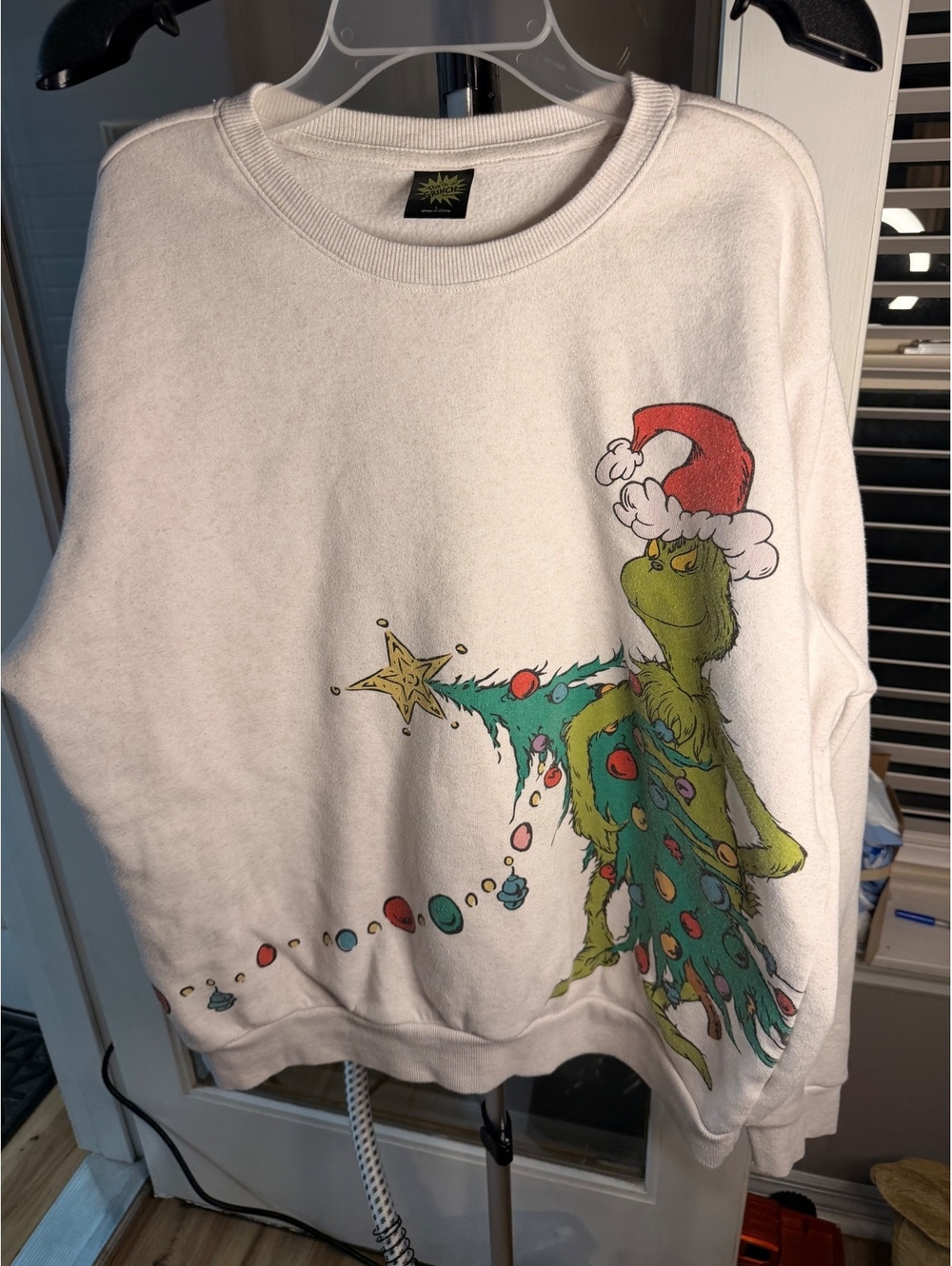 The Grinch Christmas Cream Sweatshirt